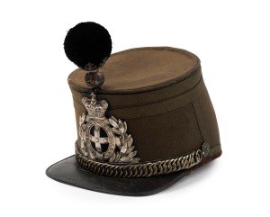 Ballarat Rangers Shako 1860-1869. Extremely scarce.