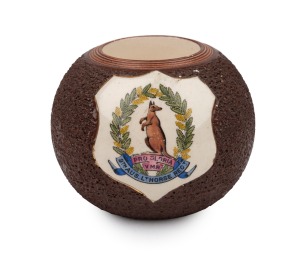 AUSTRALIAN LIGHT HORSE REGIMENT match striker, made by McIntyre & Co. of Burslem. Rare. 6cm high