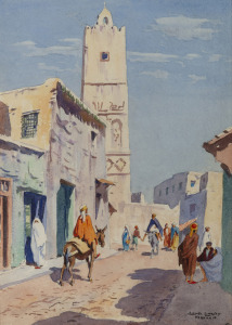 LIONEL LINDSAY (1874-1961), Kerouan, watercolour, signed and titled lower right "Lionel Lindsay", 39 x 28cm, 58 x 47cm overall.