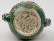 ROYAL DOULTON "Captain Cook" loving cup by Charles Noke, numbered 293/350, with "Scroll Of Fame", factory mark to base, 25cm high, 25cm wide. - 2