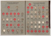 THREEPENCES: 1910 - 1944 (20) plus 1947 - 61 (16); Poor - VF. (Total: 36).