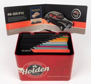 HOLDEN: 2016 RAM Heritage collection commemorative 12 x 50c coin set, in original tin, with booklet and all card spacers present.