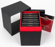 HOLDEN: 2021 Heritage Collection commemorative set of seven gold-plated pennies, comprising Holden FX/FJ/FE/FC/FB/EK/EJ, in original case with CoA.