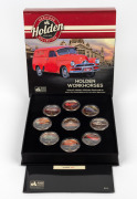 HOLDEN: 2021 Heritage Collection commemorative set of nine gold-plated pennies, limited edition 2675/5000, in original case with CoA.