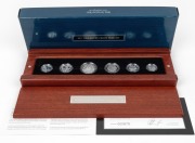 RAM 2011 six-coin silver proof year set, limited edition 879/6000, in original timber case with CoA and box.