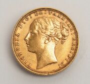 GREAT BRITAIN: VICTORIA, Young Head 1871 Sovereign, St. George reverse, VF+. - 2