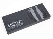ANZAC: RAM 2015 &frac12;oz silver proof and stamp set, in original tray with CoA and box. - 2