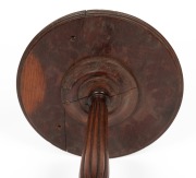 A rare and early Colonial blackwood wine table with reeded column and crab legs, Hobart origin, circa 1815, 79cm high, 38cm diameter. ​​​​​​​Note: Featured in "Australian Furniture, Pictorial History and Dictionary, 1788-1938" by Fahy & Simpson, plate 487 - 6