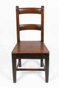 A set of six antique cedar chairs with tapering square form legs, New South Wales origin, mid 19th century, - 2