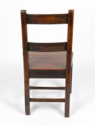 A set of six antique cedar chairs with tapering square form legs, New South Wales origin, mid 19th century, - 3