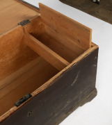 An antique kauri pine blanket box with Baltic pine secondary timbers, Barossa Valley, South Australian origin, 19th century, 55cm, 113cm wide, 56cm deep. - 3