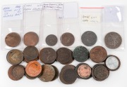 An accumulation in a small box; noted Anderson & Hall, Adelaide; R.Parker, Geelong; Hanks & Lloyd, Sydney; T. Warburton, Melbourne; D.T. Mulligan, Rockhampton; Robinson Bros, Melbourne; Professor Holloway, London; Hide & De Carle, Melbourne; Smith, Peate 