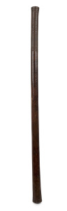 A Fijian tribal war club, 19th century, 116cm long.