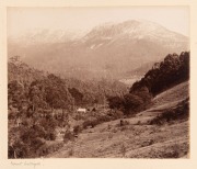 Thirty-two albumen paper prints by John Payne, Charles Bayliss, Thomas Chuck and others, mounted on large pages contained in an album dated June - August 1887 on the first page. Subjects include Sydney and NSW, Hobart and surrounds, Melbourne, Sebastopol - 3