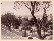 Thirty-two albumen paper prints by John Payne, Charles Bayliss, Thomas Chuck and others, mounted on large pages contained in an album dated June - August 1887 on the first page. Subjects include Sydney and NSW, Hobart and surrounds, Melbourne, Sebastopol - 5