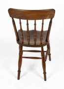 GEORGE PEDDLE antique Australian blackwood chair with fine ring turnings, Tasmanian origin, circa 1900. - 3