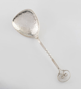 SARGISON'S of Hobart, Australian sterling silver jam spoon, 20th century, stamped "Sargisons Stg.", 12cm long, 20 grams