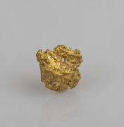 Gold nugget specimen, 11mm across, 1.9 grams