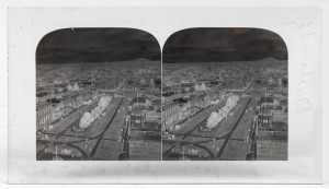 GEORGE ROSE STEREOVIEWS. Group of 20 original glass plate negatives including Melbourne scenes and Walhalla goldmine