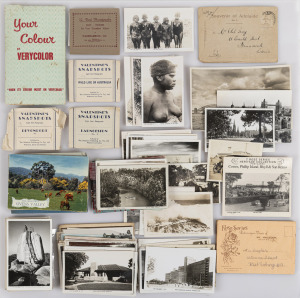 POSTCARDS and PHOTOGRAPHS: An interesting collection with many real photo examples including ROSE SERIES, Aboriginal subjects, COWES, etc, (qty)
