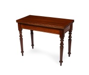 A rare antique Colonial Australian cedar fold-over tea table, circa 1860, 70cm high, 91cm wide, 89cm deep.