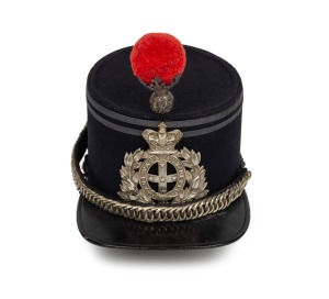 Rare Victorian Volunteer Infantry Shako, 1860-1869. (Only known example of its type).