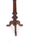 WINKS & HALL (attributed) fine quality New Zealand specimen wood wine table with parquetry starburst top, late 19th century, 78cm high, 51cm diameter - 4