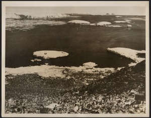 THE B.A.N.Z. ANTARCTIC EXPEDITION: Official original photograph by Captain Frank Hurley: Image A69 - Title: A New Port in Antarctica,