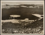 THE B.A.N.Z. ANTARCTIC EXPEDITION: Official original photograph by Captain Frank Hurley: Image A69 - Title: A New Port in Antarctica,