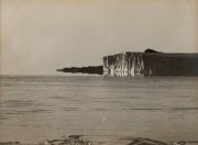 TERRA NOVA EXPEDITION: Original silver gelatin photograph, 16.5 x 11.5cm, numbered '249' in pencil in Herbert Ponting's hand, known to have been titled by Ponting "Mirage of Cape Barne & Barne Glacier".