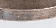 WILLIAM DRUMMOND & Co. Australian sterling silver kangaroo statue on oval plinth, engraved "21st OCTOBER, 1912", stamped "STG. SILVER, W.D. & Co.", 10.5cm high, 409 grams (including weighted base). - 3