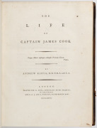 KIPPIS, Andrew, THE LIFE OF CAPTAIN JAMES COOK., [London : G. Nicol & G.C.J and J. Robinson, 1788], First ed., quarto, pp. xvi, 528, appendices; lacks engraved frontispiece portrait, early calf boards and spine neatly repaired. - 2