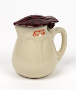 207 · "JUNIOR ESSCO" salesman sample miniature jug with bakelite lid, 10.5cm high