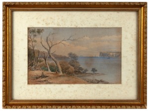 ARTIST UNKNOWN, (untitled Sydney Heads), two watercolours, one signed lower left "J. B. V. '08", 18 x 28cm, 32 x 42cm each overall