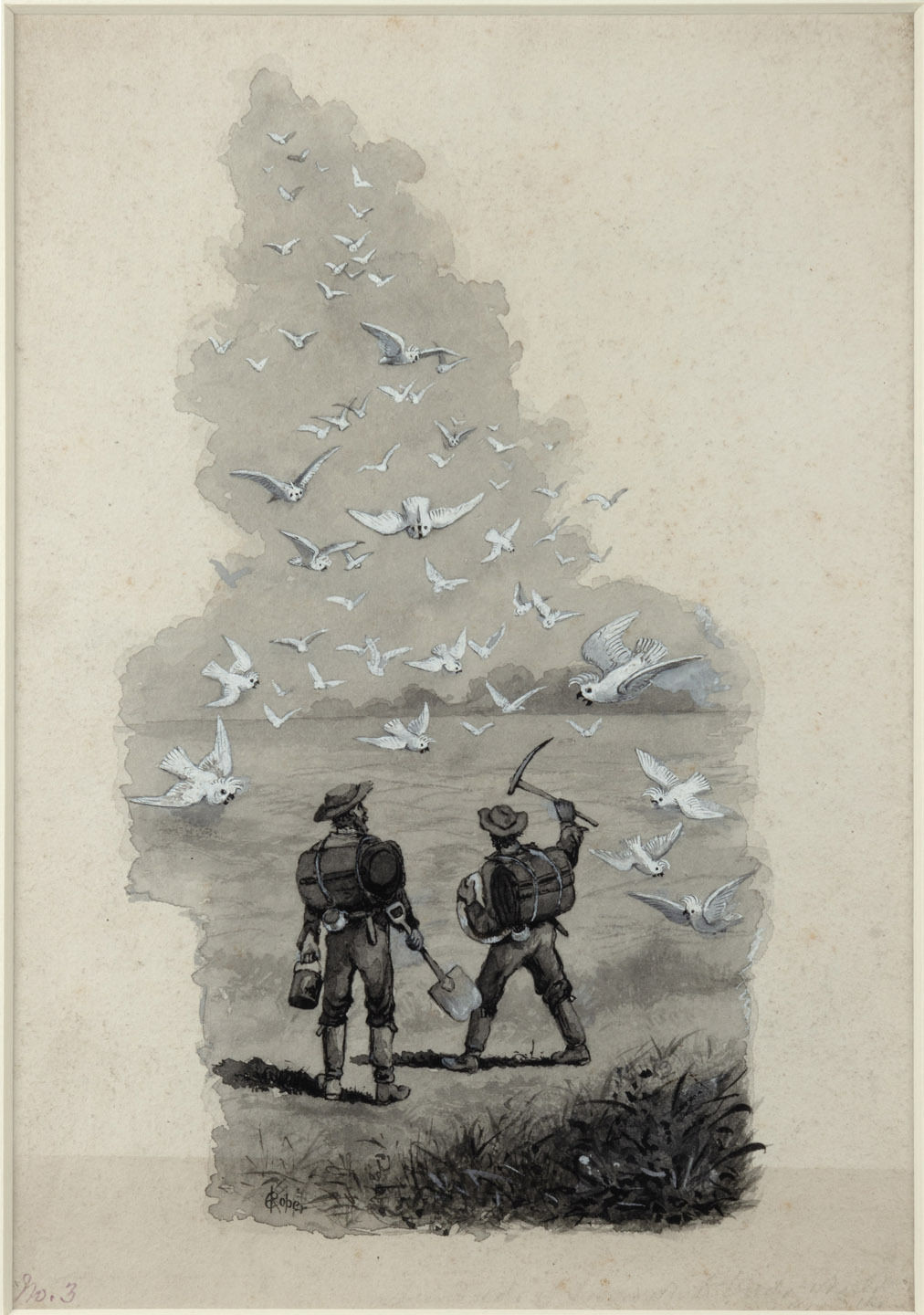 EDWARD ROPER (1830-1909), From Paradise, Ballarat, watercolour and ...