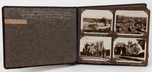 1929 photo album assembled by a Miss A. Corney of Wellington N.Z., containing more than one hundred and forty photographs (mostly 7 x 9cm) documenting her holiday in Sydney.