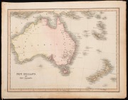 NEW HOLLAND: Group of hand-coloured maps, comprising New Holland with Van Diemen's Land [S. Hall, 1823], Australia and New Zealand [C. Smith, 1835], and Asiatischer Archipel und Neu Holland [Kleinknecht, 1849]. (3 items) - 2
