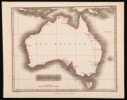 NEW HOLLAND: Group of hand-coloured maps, comprising New Holland with Van Diemen's Land [S. Hall, 1823], Australia and New Zealand [C. Smith, 1835], and Asiatischer Archipel und Neu Holland [Kleinknecht, 1849]. (3 items) - 3