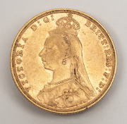 1893 & 1895 Sovereigns, Queen Victoria, Melbourne Mint, (2) VF. - 2