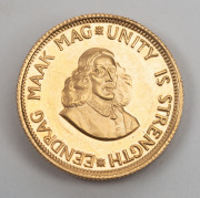 1971 Two Rand gold Springbok Proof. - 2