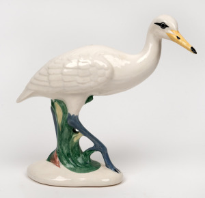 SCAT POTTERY ceramic bird statue, circa 1960s, impressed "SCAT", ​​​​​​​23cm high.