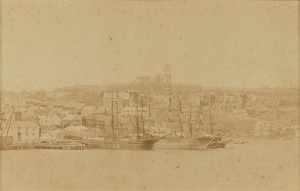 JOHN DEGOTARDI SENIOR (1823-1882), View of Sydney Looking Across Darling Harbour Towards Flagstaff Hill From Balmain, late 1860s. Albumen print photograph, 13.3 x 20.5cm. Blind stamped lower right "Degotardi, Sydney" on original mount of thin card with co