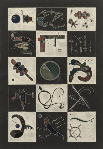 ARTIST UNKNOWN, (untitled), gouache on paper, signed lower left and date '38", 36 x 61cm, 66 x 81cm overall.
