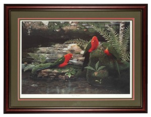 RACHEL LEWIS, Royal Banquet, colour lithograph print, 409-600, signed lower right in pencil "Rachel Lewis, 55 x 80cm, 79 x 102cm overall