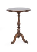 An Australian cedar wine table, 19th century, 74cm high, 48cm diameter.