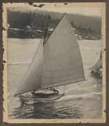 [TASMANIAN INTEREST - SHIPS & YACHTS] Eighteen assorted albumen print photographs, all mounted on cards, some with captions, ranging in size up to large format, the largest sheet size 39 x 31cm, 59 x 52cm overall including mount - 2