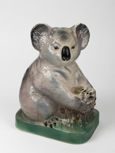 WEMBLEY WARE koala statue, impressed factory mark to base, 27cm high.