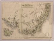 Seven assorted antique mounted maps and engravings focusing on Australia and the South Pacific, 19th century, - 5