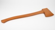 A Tasmanian huon pine carved axe ornament, 77cm long - 2