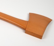 A Tasmanian huon pine carved axe ornament, 77cm long - 3